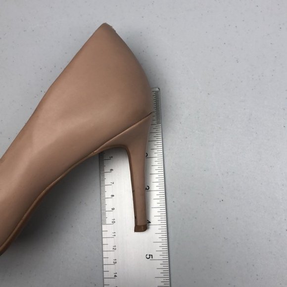 PREMIUM DKNY PATENT LEATHER CREAM HEELS 5M ⭐ - Picture 8 of 9